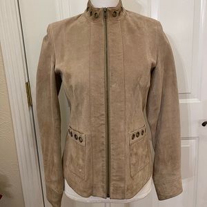 Women’s Ruff Hewn Tan Suede Jacket/Blazer
